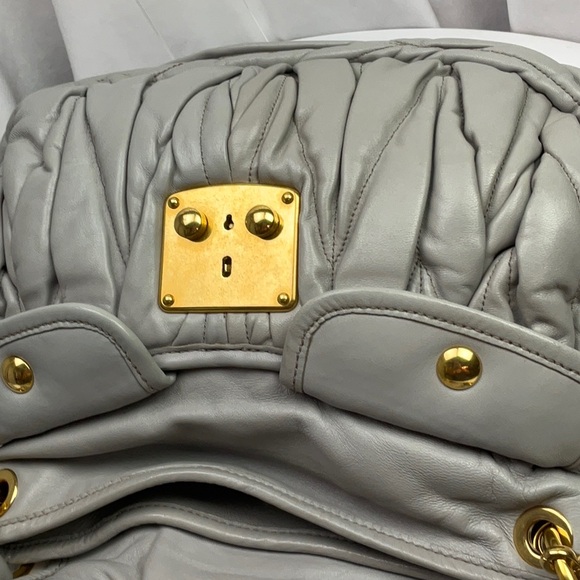 MUI MUI Metalesse leather bag 2way - Picture 12 of 16